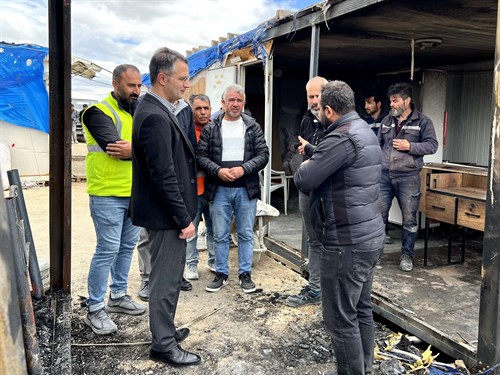 İLÇE KAYMAKAMIMIZ SAYIN CANPOLAT 'TAN GEÇMİŞ OLSUN ZİYARETİ