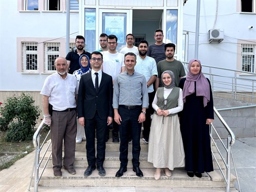 KAYMAKAMIMIZ SAYIN CANPOLAT'TAN İLÇE SAĞLIK MÜDÜRLÜĞÜNE ZİYARET