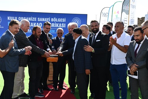 İLÇEMİZ OSB’DE İLK FABRİKANIN TEMELİ TÖRENLE ATILDI