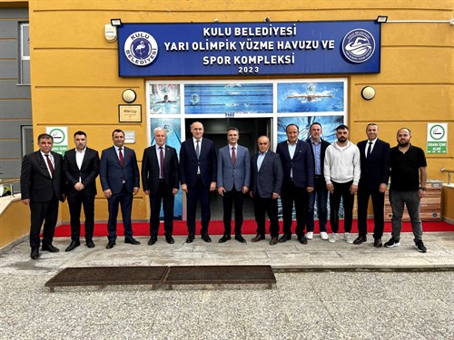 KONYA GENÇLİK VE SPOR İL MÜDÜRÜ SAYIN ÖZTÜRK'TEN KAYMAKAMIMIZ SAYIN ÖMER FARUK CANPOLAT'A ZİYARET