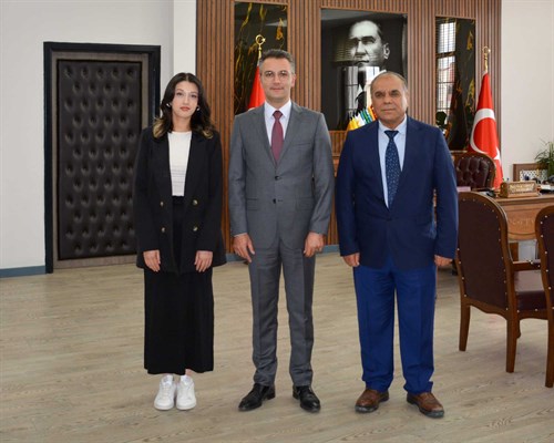 KAYMAKAMIMIZ SAYIN CANPOLAT'A SOSYAL GÜVENLİK HAFTASI ZİYARETİ 