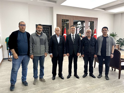 KAYMAKAMIMIZ SAYIN CANPOLAT'A ÇİFTÇİLER GÜNÜ ZİYARETİ